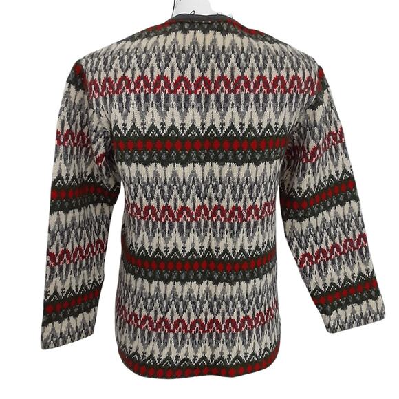 Vintage 1960s 100% Wool Sweater Icelandic Hans Heitson Womens Modeller of Sweden - Picture 2 of 9